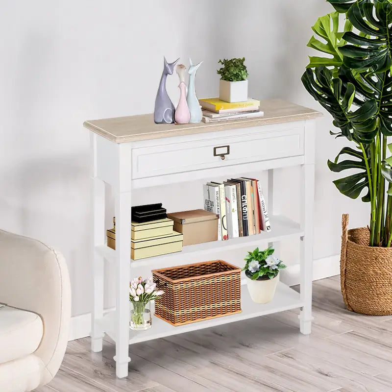 Porch & Den Gatto Accent Side Table with Drawers 1