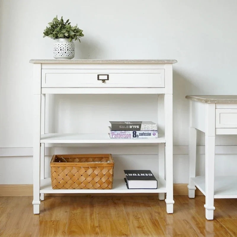 Porch & Den Gatto Accent Side Table with Drawers 2