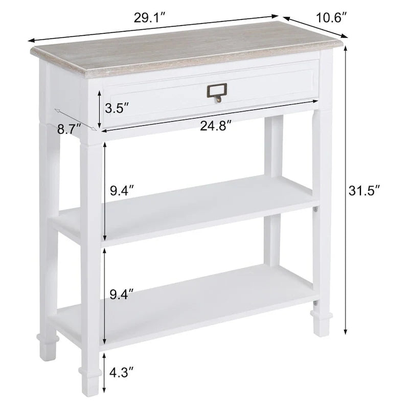 Porch & Den Gatto Accent Side Table with Drawers 7