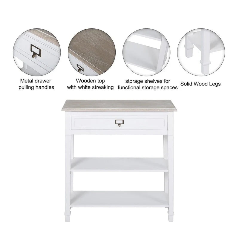 Porch & Den Gatto Accent Side Table with Drawers 8