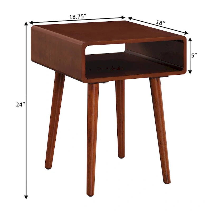 Convenience Concepts Napa End Table Featuring Storage Shelf 15