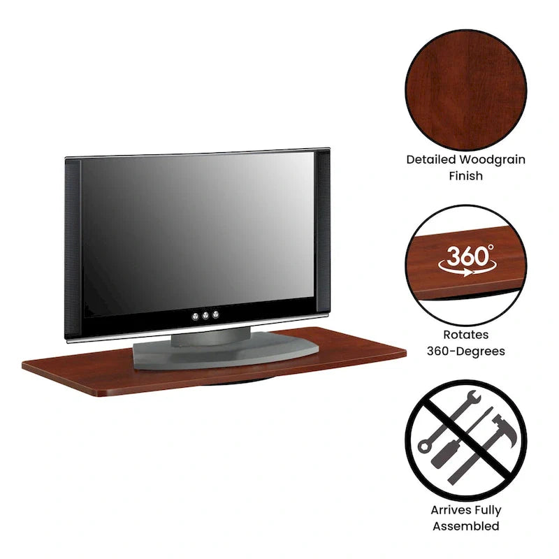 Convenience Concepts Designs2Go XL Single-Tier Swivel TV Riser for Screens Up to 37 Inches 8