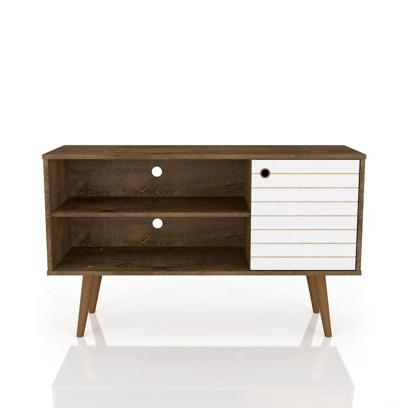 Mid-Century Modern Liberty Dual-Shelf TV Console 42