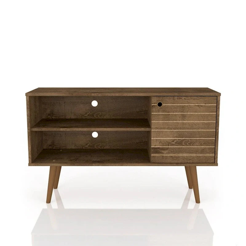 Mid-Century Modern Liberty Dual-Shelf TV Console 43