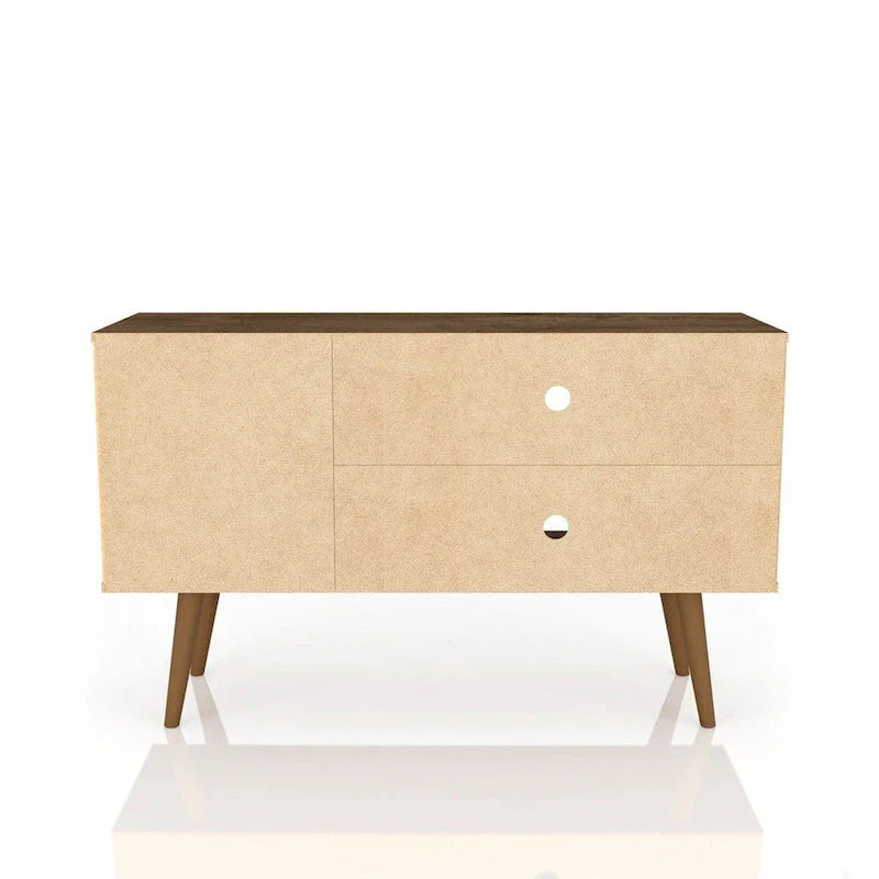 Mid-Century Modern Liberty Dual-Shelf TV Console 7