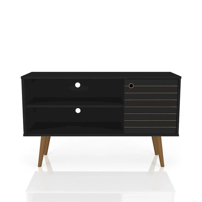Mid-Century Modern Liberty Dual-Shelf TV Console 10