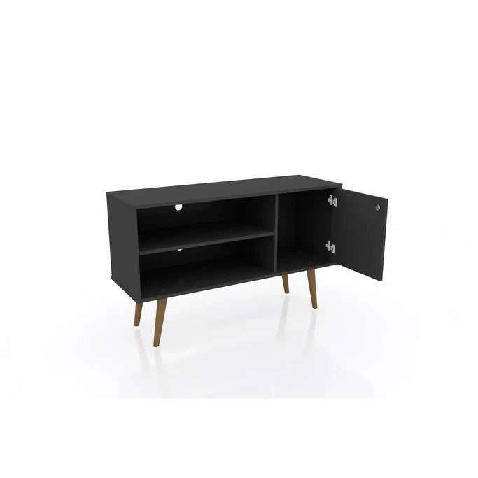 Mid-Century Modern Liberty Dual-Shelf TV Console 12