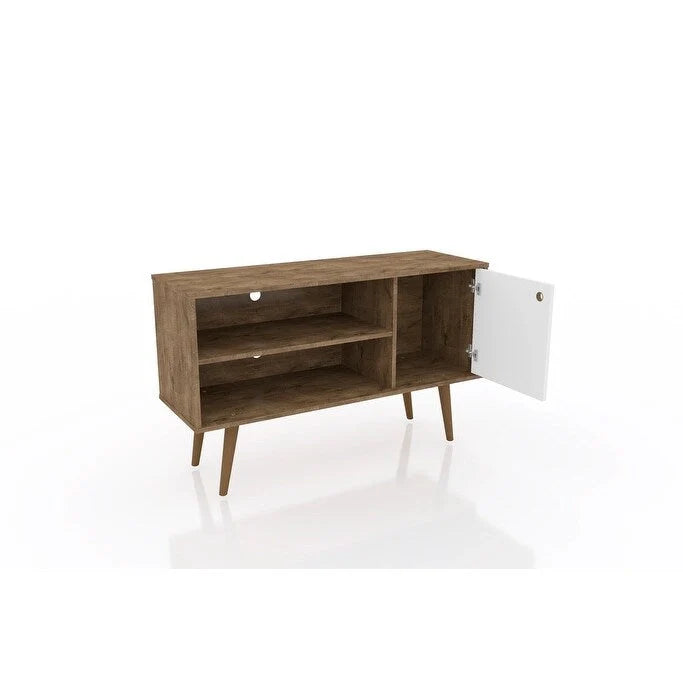 Mid-Century Modern Liberty Dual-Shelf TV Console 19