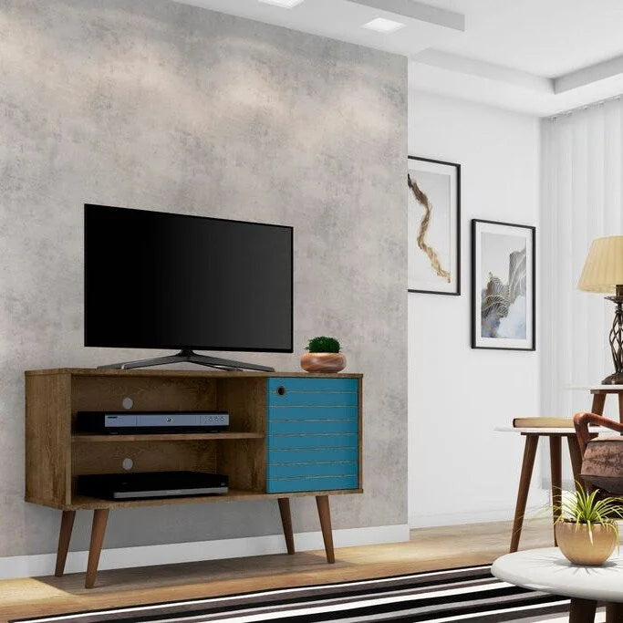 Mid-Century Modern Liberty Dual-Shelf TV Console 28