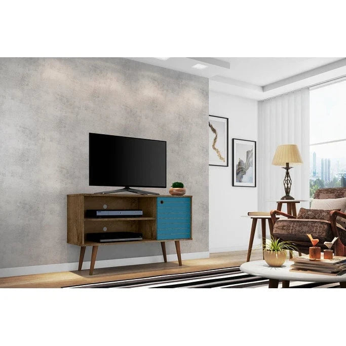 Mid-Century Modern Liberty Dual-Shelf TV Console 32