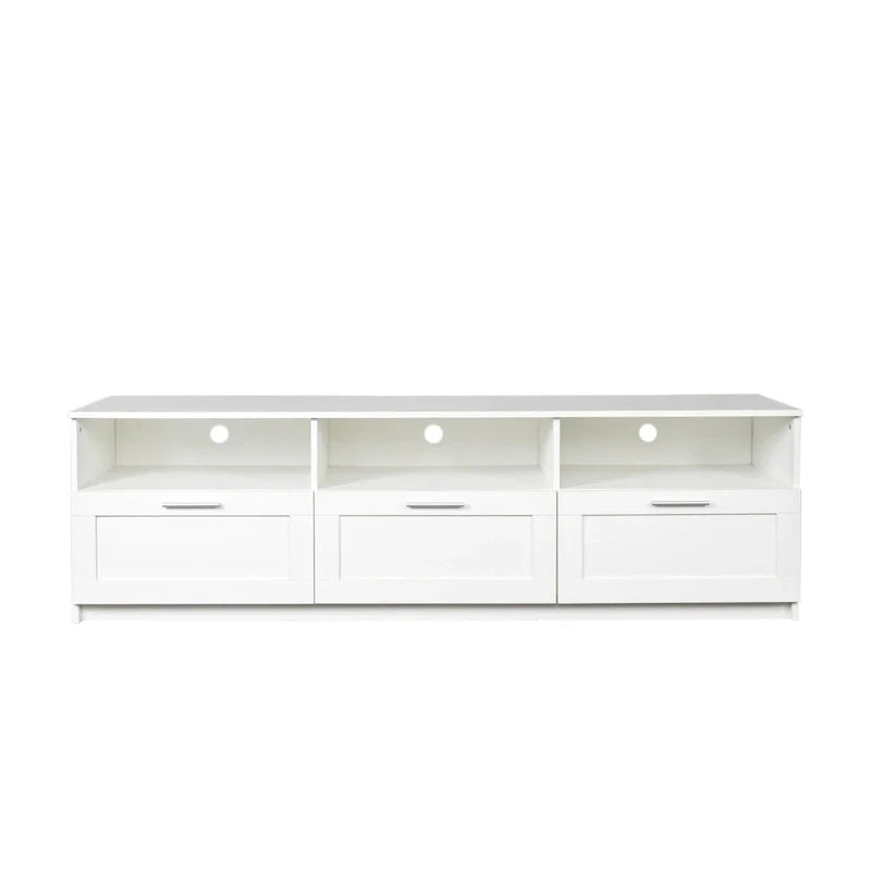 Contemporary 70.87" TV Cabinet with 3 Storage Drawers - Stylish Entertainment Center for Living Room 7