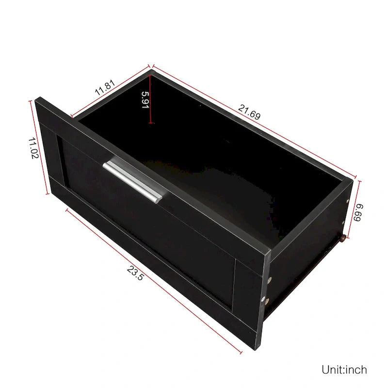 Contemporary 70.87" TV Cabinet with 3 Storage Drawers - Stylish Entertainment Center for Living Room 20