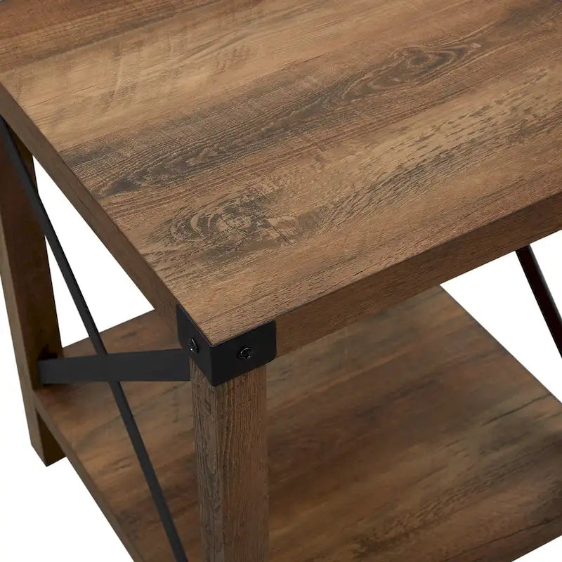 Set of 2 Middlebrook Kujawa 18-Inch X-Side Accent Tables 11