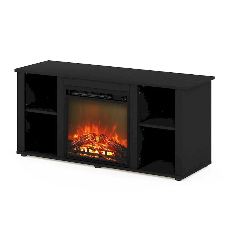 Furinno Jensen Fireplace TV Stand 1