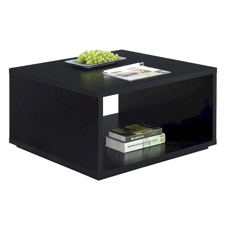 Northfield Admiral Square Coffee Table with Shelf by Convenience Concepts 3