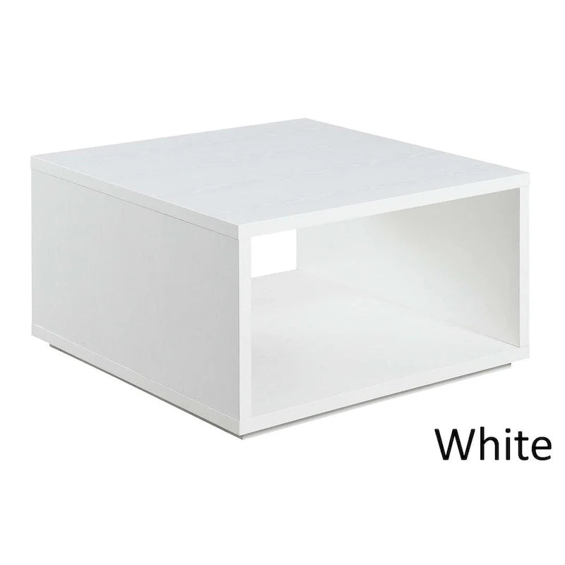 Northfield Admiral Square Coffee Table with Shelf by Convenience Concepts 5