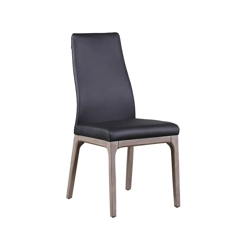 Somette Pogo Criss Cross Dining Set Featuring Black Chairs 4