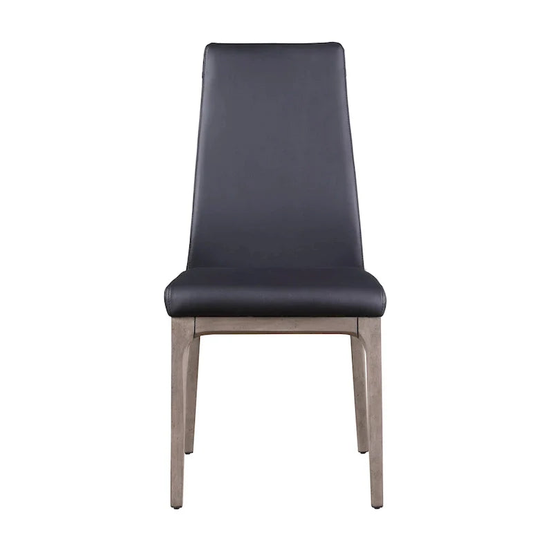 Somette Pogo Criss Cross Dining Set Featuring Black Chairs 5