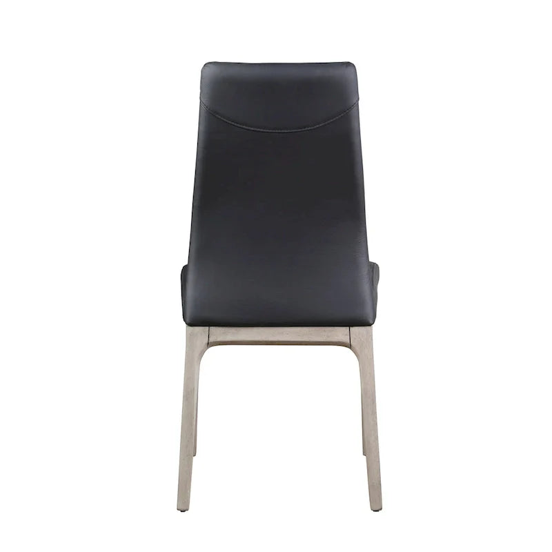 Somette Pogo Criss Cross Dining Set Featuring Black Chairs 7