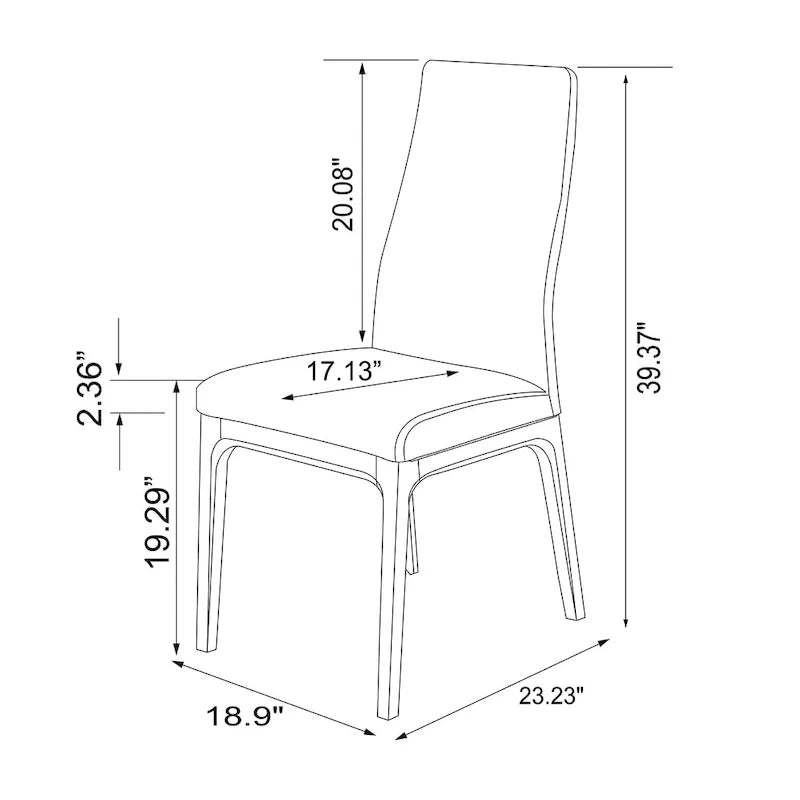 Somette Pogo Criss Cross Dining Set Featuring Black Chairs 8