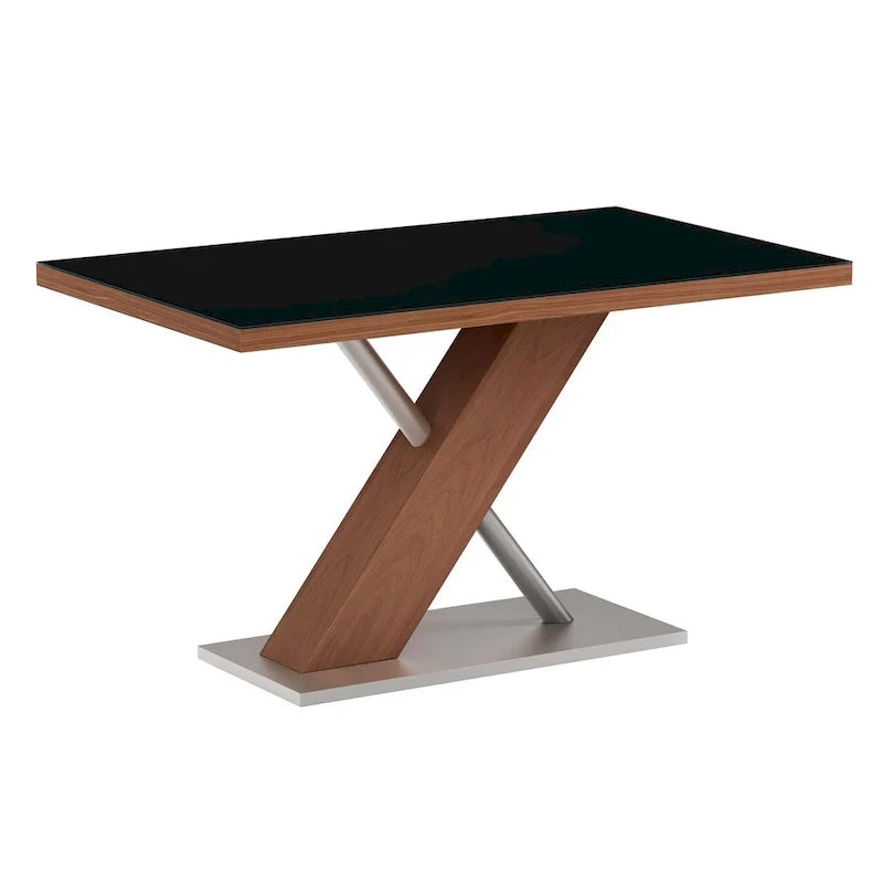 Somette Emily Contemporary Wooden Dining Set with Table, Nook, and Bench 6