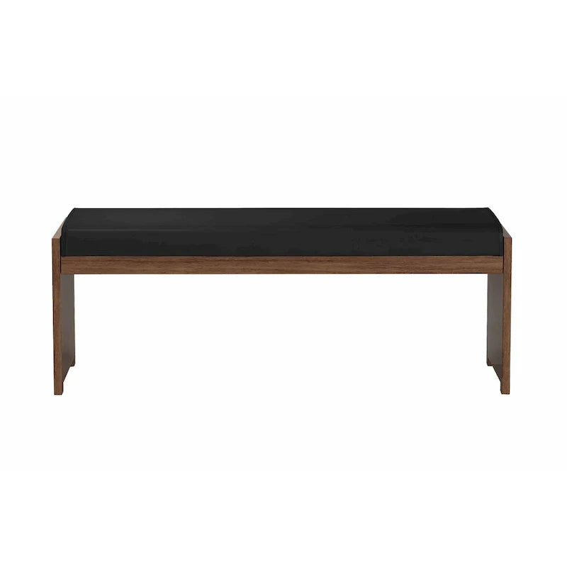 Somette Emily Contemporary Wooden Dining Set with Table, Nook, and Bench 11