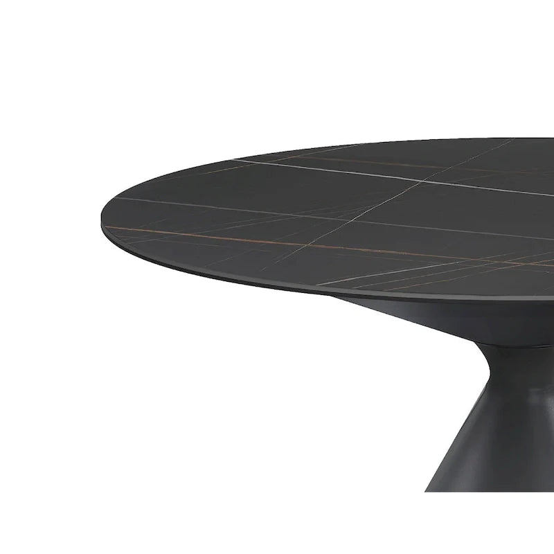 Somette Delphie Ceramic-Topped Dining Table 5