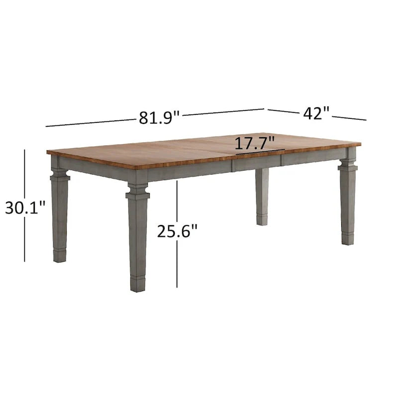 iNSPIRE Q Classic Elena Extendable Solid Wood Dining Table 5