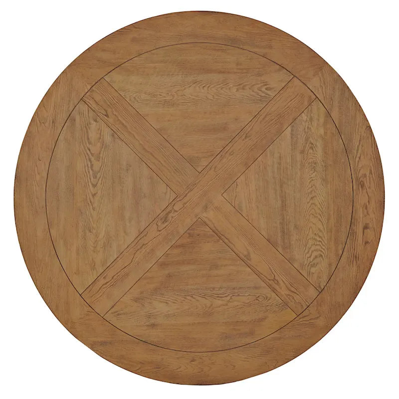 iNSPIRE Q Artisan Benchwright X-Base 48-Inch Round Dining Set 10