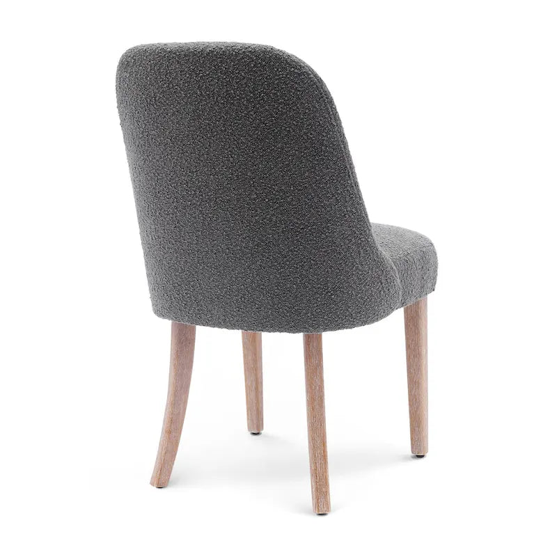 Water and Stain Resistant Boucle Polyester Side Chair 6