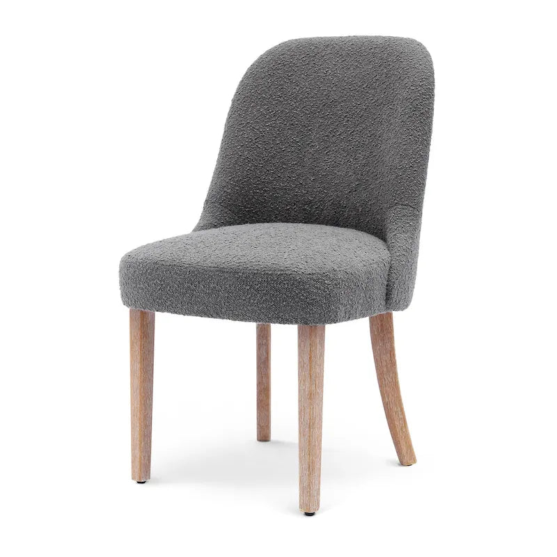 Water and Stain Resistant Boucle Polyester Side Chair 8