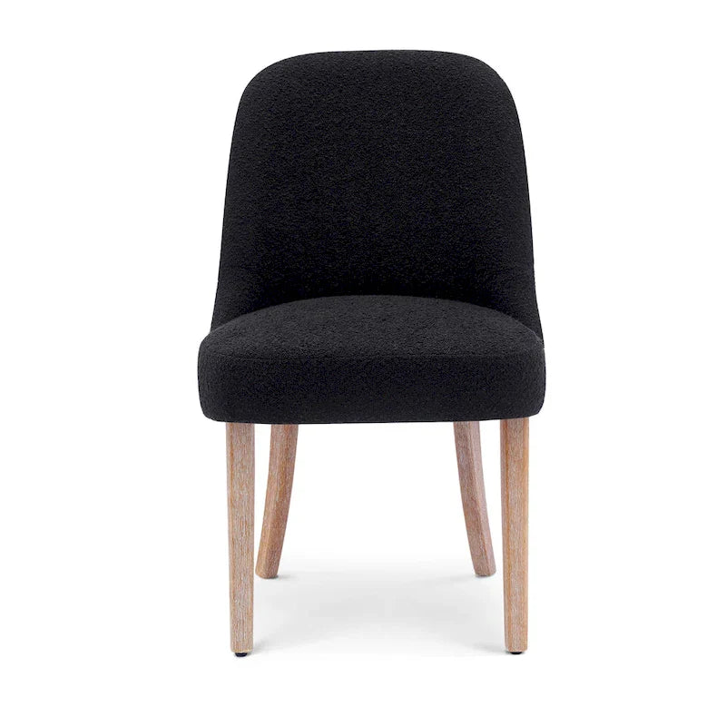 Water and Stain Resistant Boucle Polyester Side Chair 11