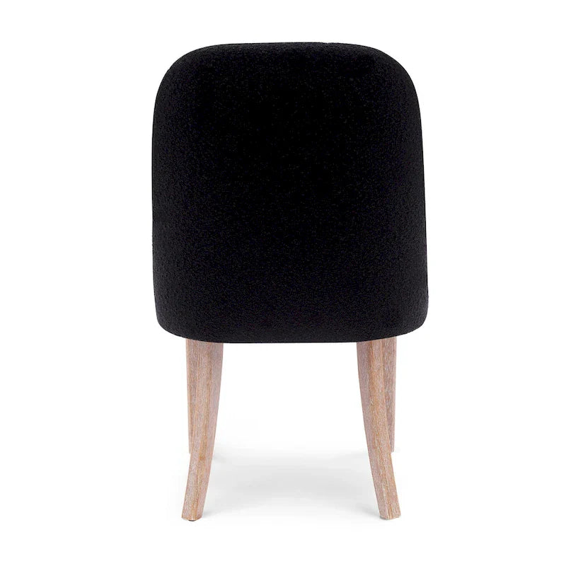 Water and Stain Resistant Boucle Polyester Side Chair 14