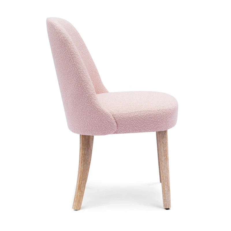 Water and Stain Resistant Boucle Polyester Side Chair 19