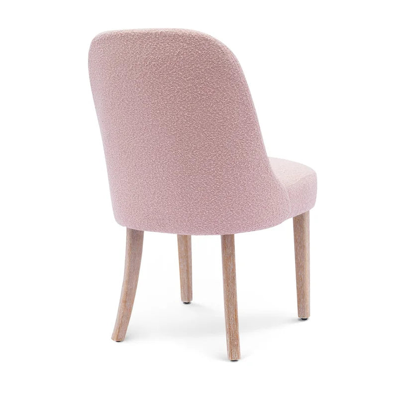 Water and Stain Resistant Boucle Polyester Side Chair 20