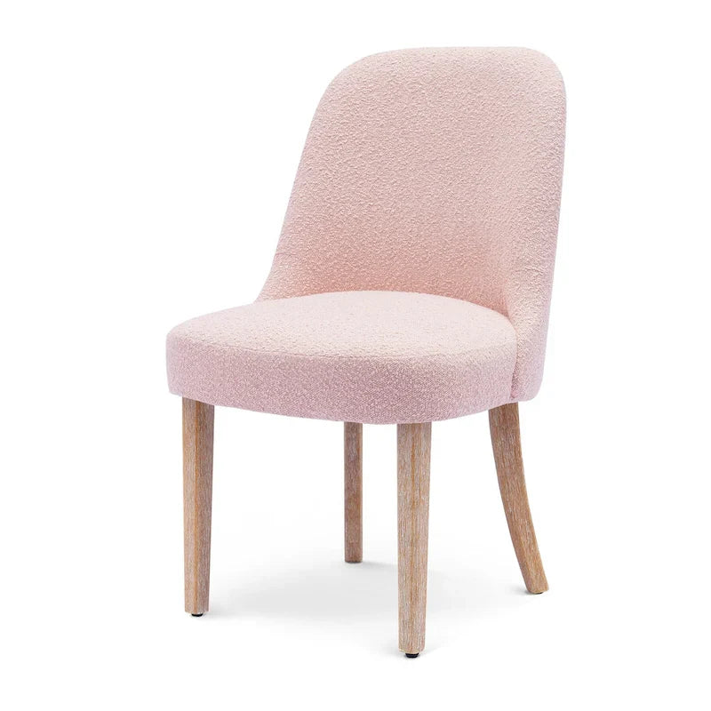 Water and Stain Resistant Boucle Polyester Side Chair 22