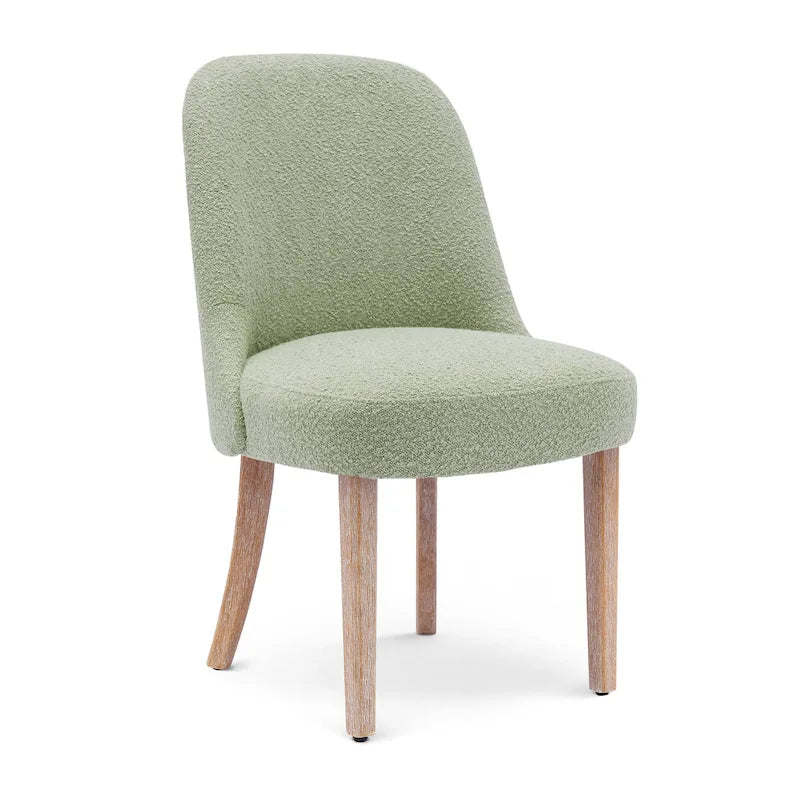 Water and Stain Resistant Boucle Polyester Side Chair 24