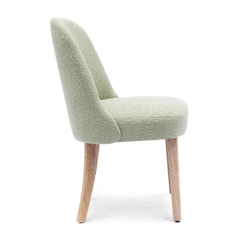 Water and Stain Resistant Boucle Polyester Side Chair 26