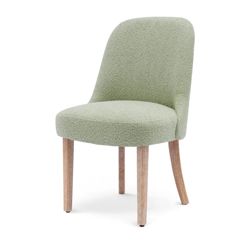Water and Stain Resistant Boucle Polyester Side Chair 29