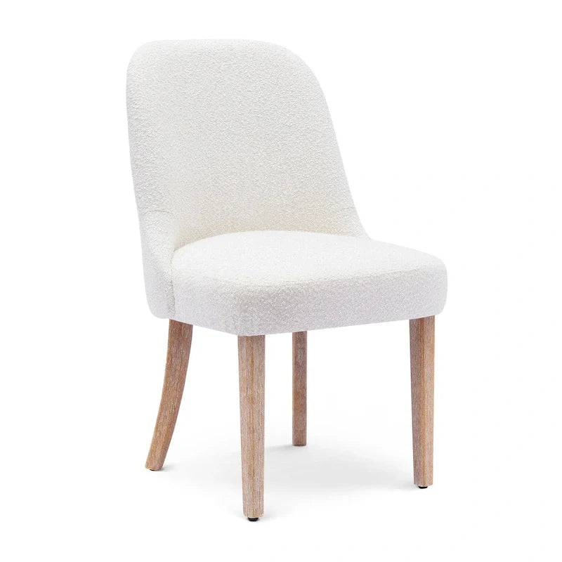 Water and Stain Resistant Boucle Polyester Side Chair 31