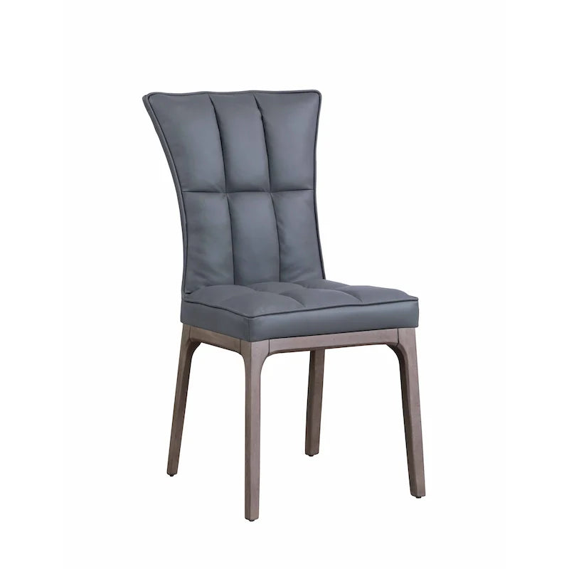 Set of 2 Somette Contemporary Tufted Side Chairs with Sturdy Solid Wood Frame 29
