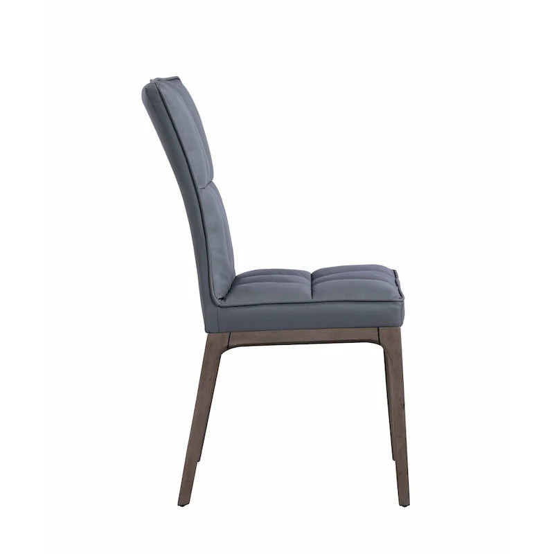 Set of 2 Somette Contemporary Tufted Side Chairs with Sturdy Solid Wood Frame 7