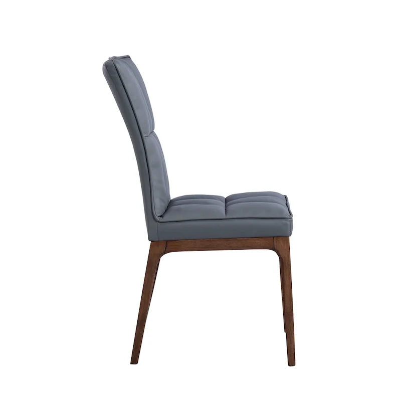 Set of 2 Somette Contemporary Tufted Side Chairs with Sturdy Solid Wood Frame 18