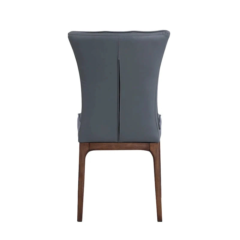 Set of 2 Somette Contemporary Tufted Side Chairs with Sturdy Solid Wood Frame 20