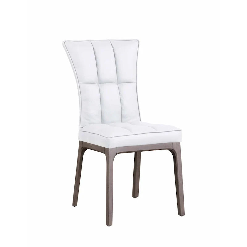 Set of 2 Somette Contemporary Tufted Side Chairs with Sturdy Solid Wood Frame 22
