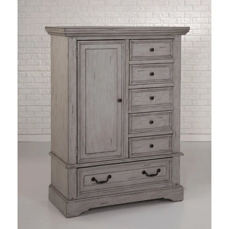 Lakewood Vintage-Inspired Gentleman's Chest of Drawers 4