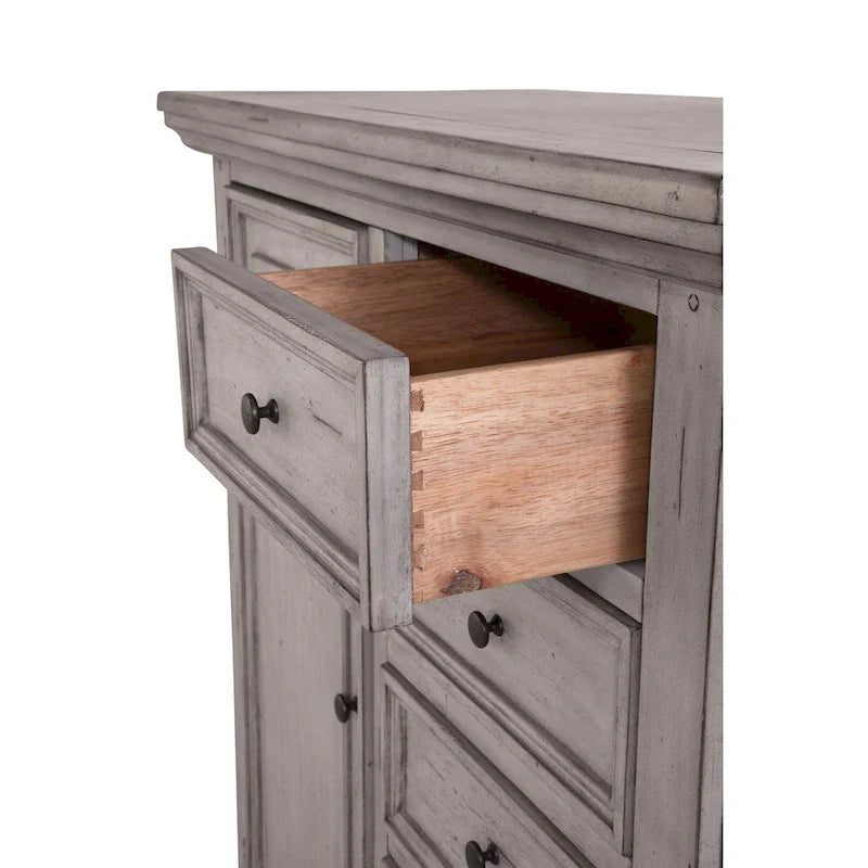 Lakewood Vintage-Inspired Gentleman's Chest of Drawers 5