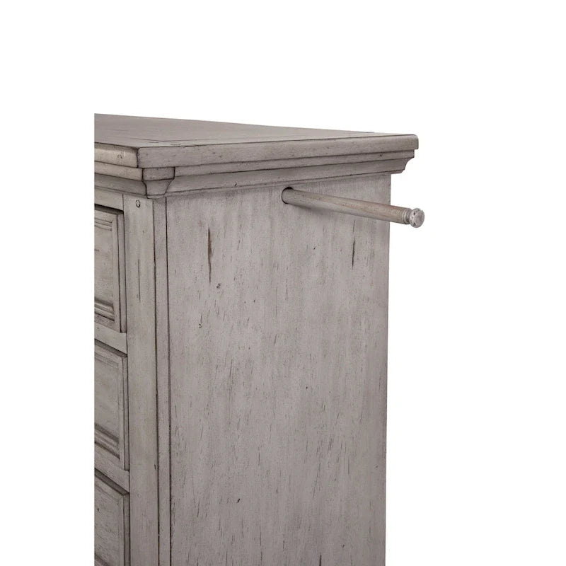 Lakewood Vintage-Inspired Gentleman's Chest of Drawers 7