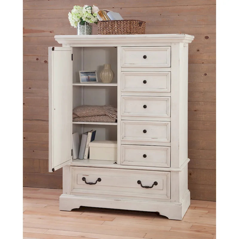 Lakewood Vintage-Inspired Gentleman's Chest of Drawers 10
