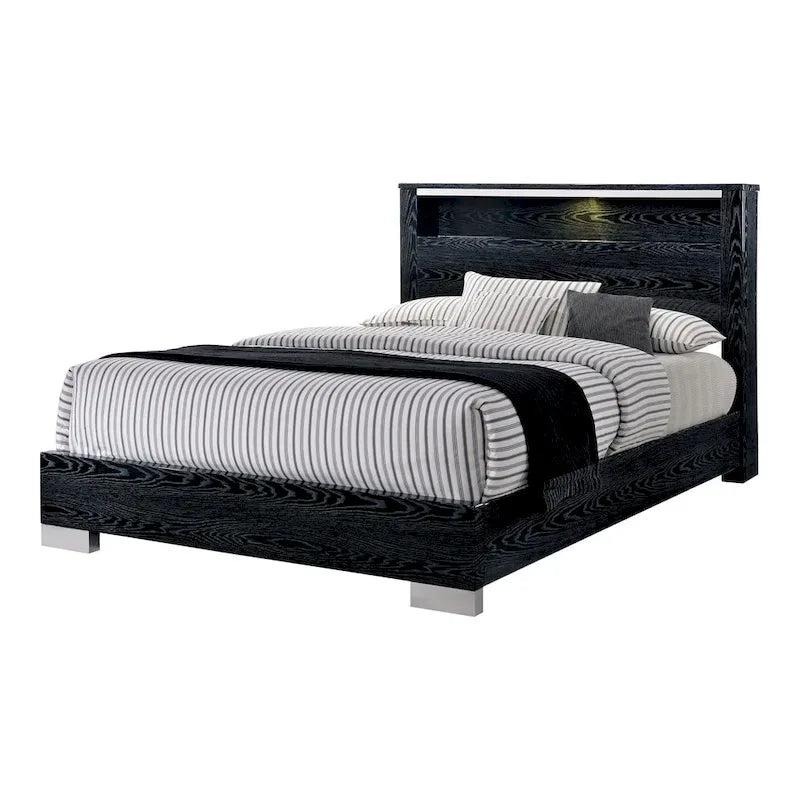 Champs Contemporary Solid Wood 2-Piece Storage Bed and Tall Dresser Set by Furniture of America 8